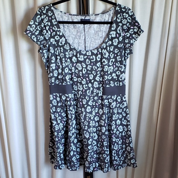 american eagle leopard dress